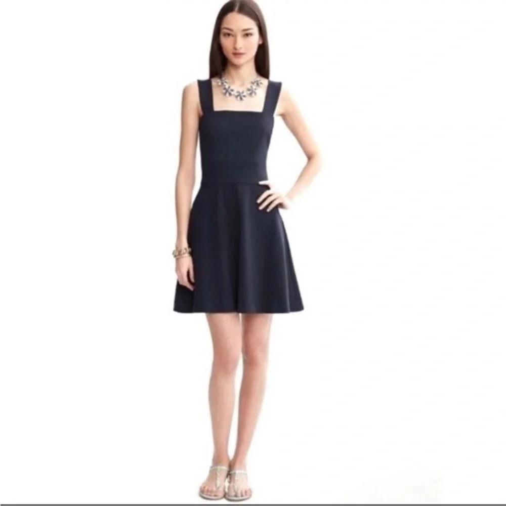 Banana Republic Milly Collection Jumper Dress Black size 0